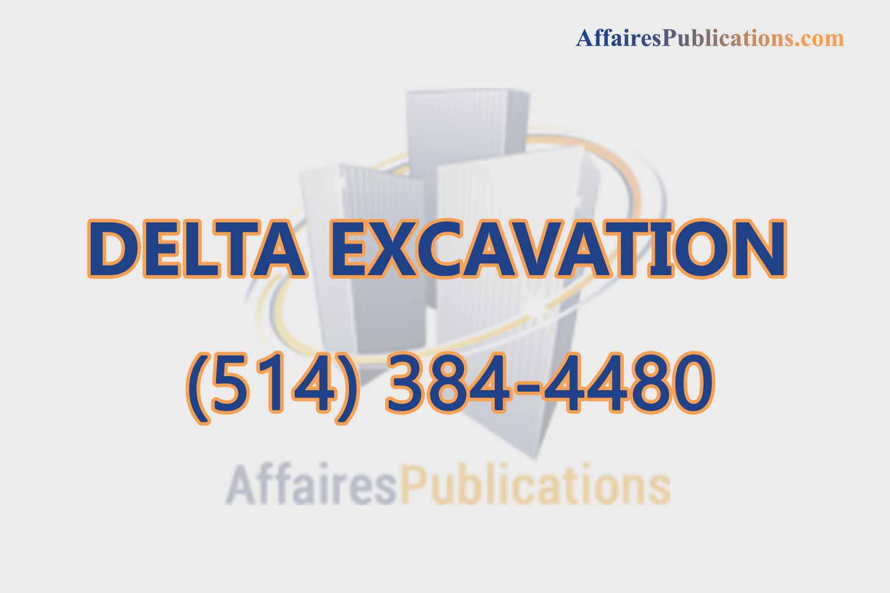 DELTA EXCAVATION