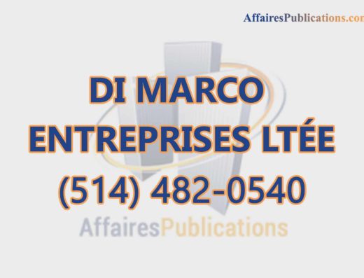 DI MARCO ENTREPRISES LTÉE