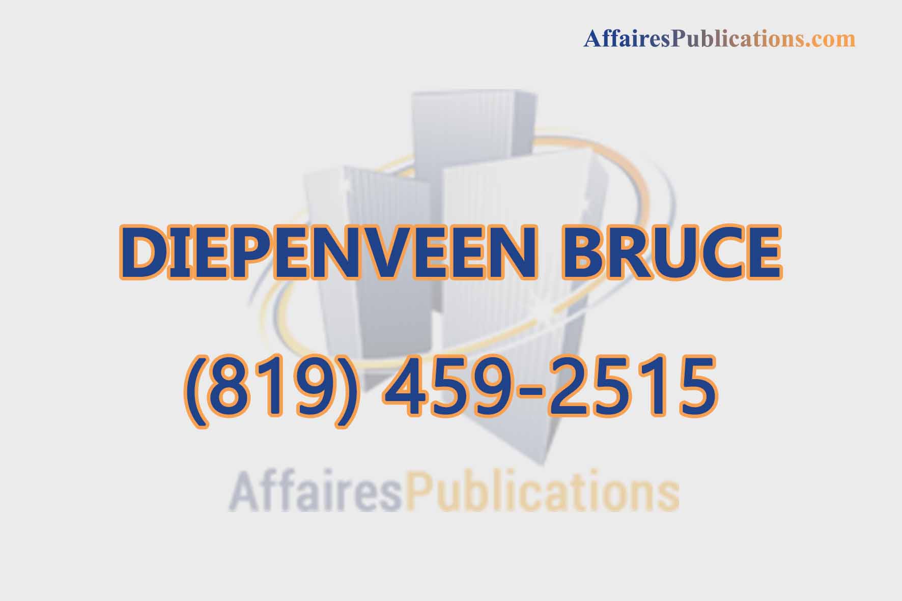 DIEPENVEEN BRUCE