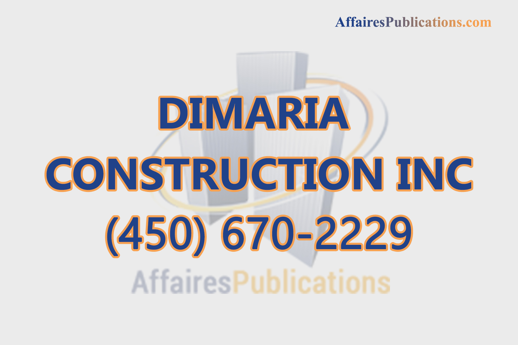 DIMARIA CONSTRUCTION INC