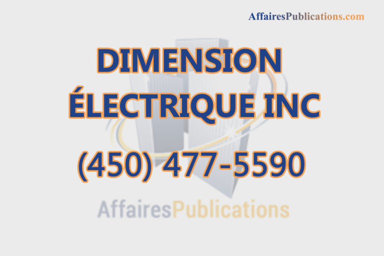 DIMENSION ÉLECTRIQUE INC