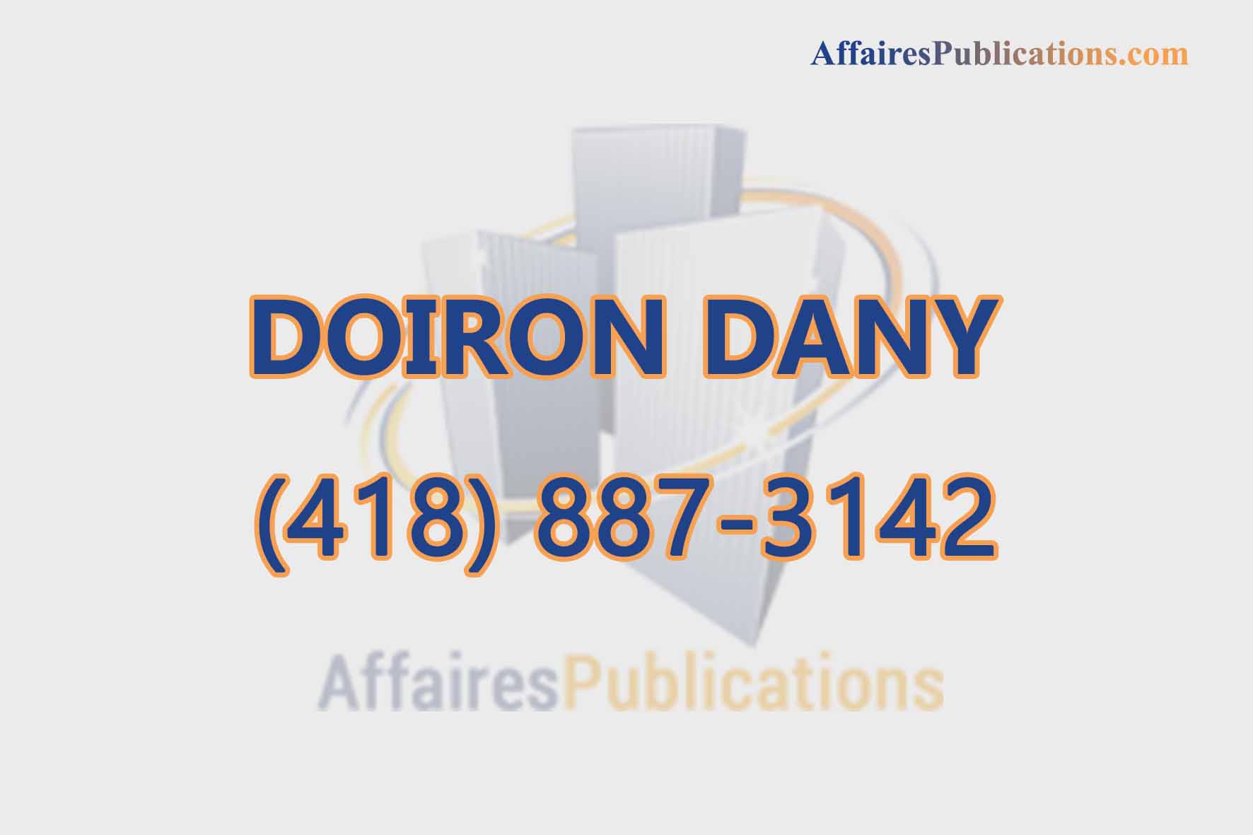 DOIRON DANY