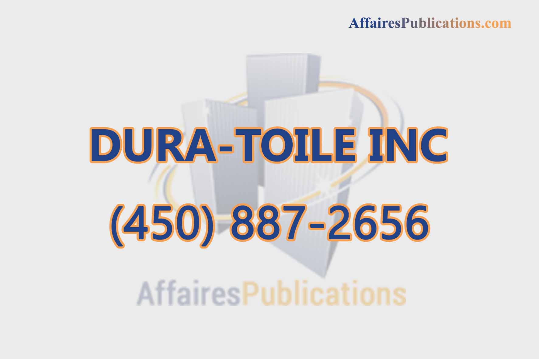 DURA-TOILE INC