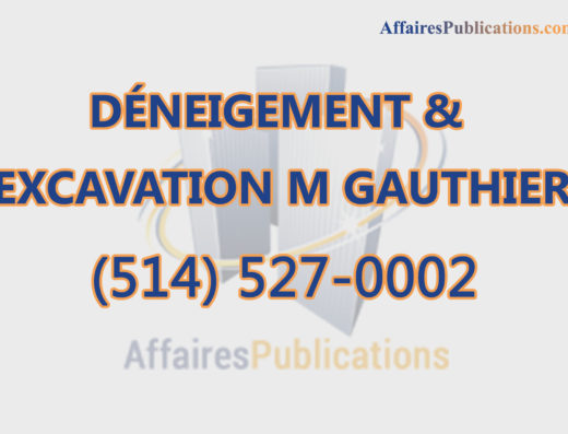 DÉNEIGEMENT & EXCAVATION M GAUTHIER INC