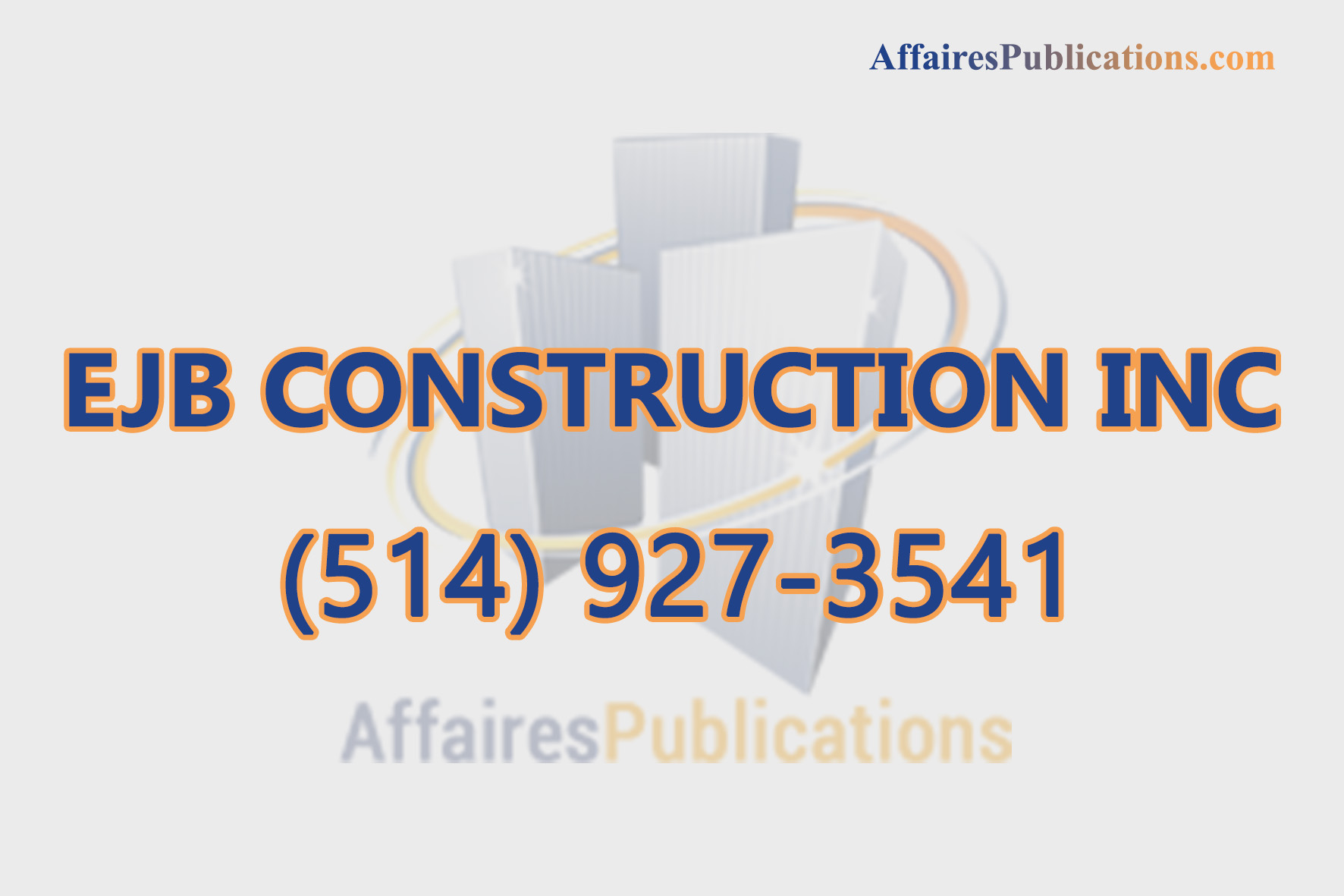 EJB CONSTRUCTION INC