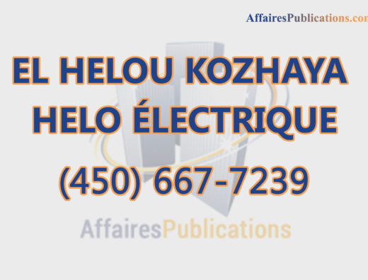 EL HELOU KOZHAYA HELO ÉLECTRIQUE
