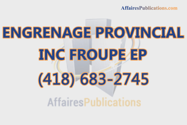 ENGRENAGE PROVINCIAL INC FROUPE EP