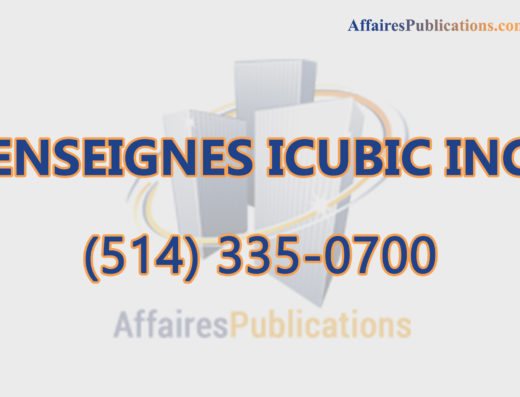 ENSEIGNES ICUBIC INC