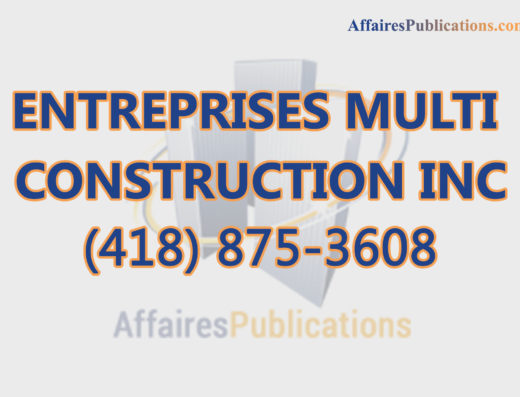 ENTREPRISES MULTI CONSTRUCTION