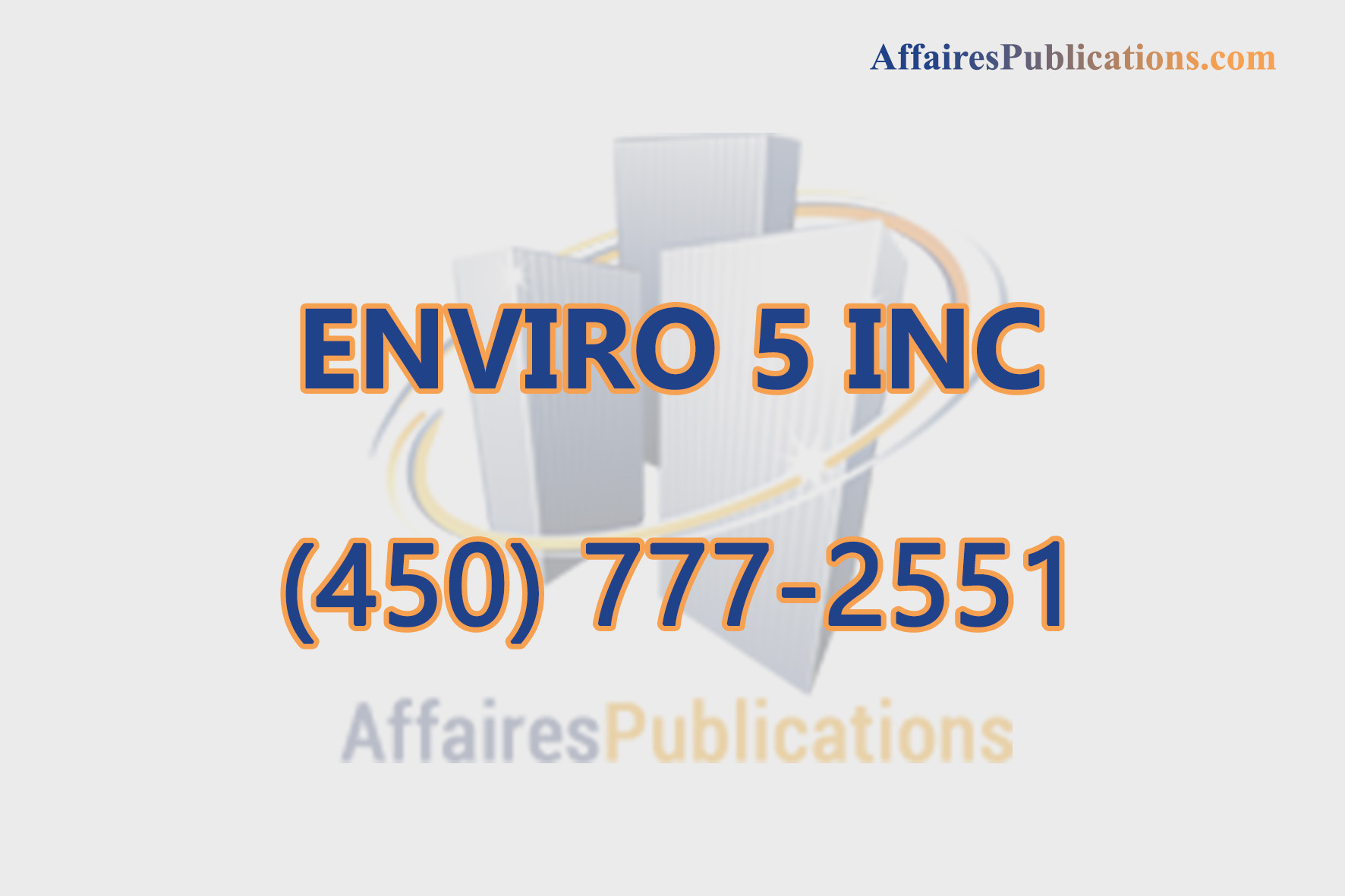 ENVIRO 5 INC