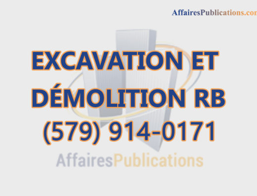EXCAVATION ET DÉMOLITION RB