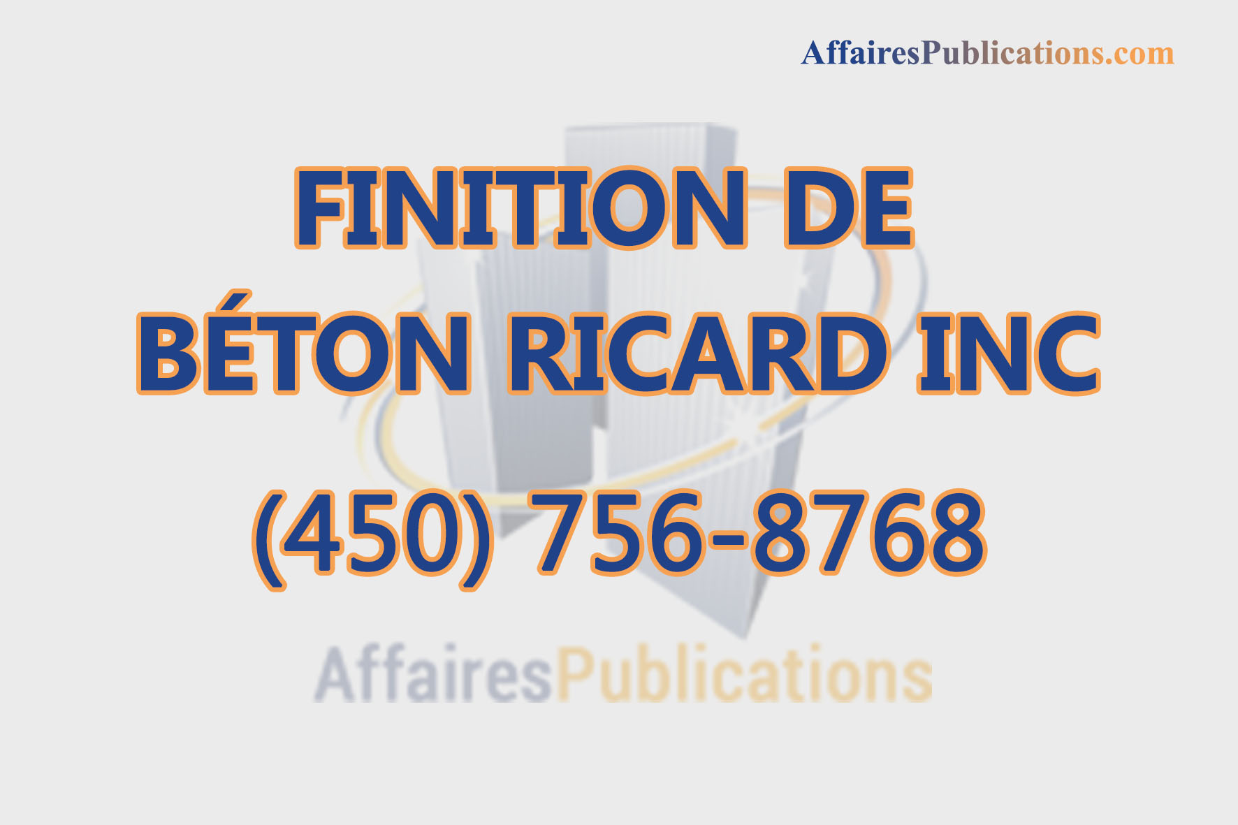 FINITION DE BÉTON RICARD INC
