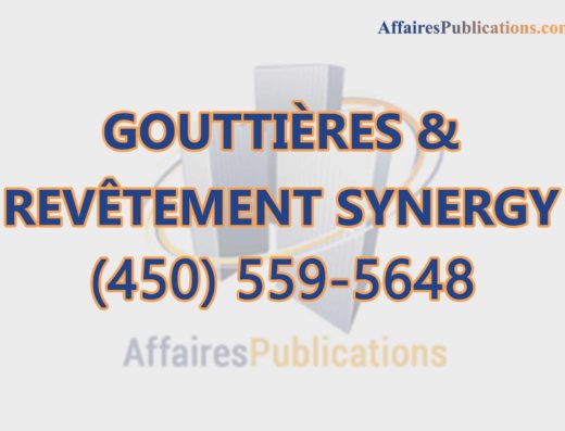 GOUTTIÈRES ET REVÊTEMENT SYNERGY