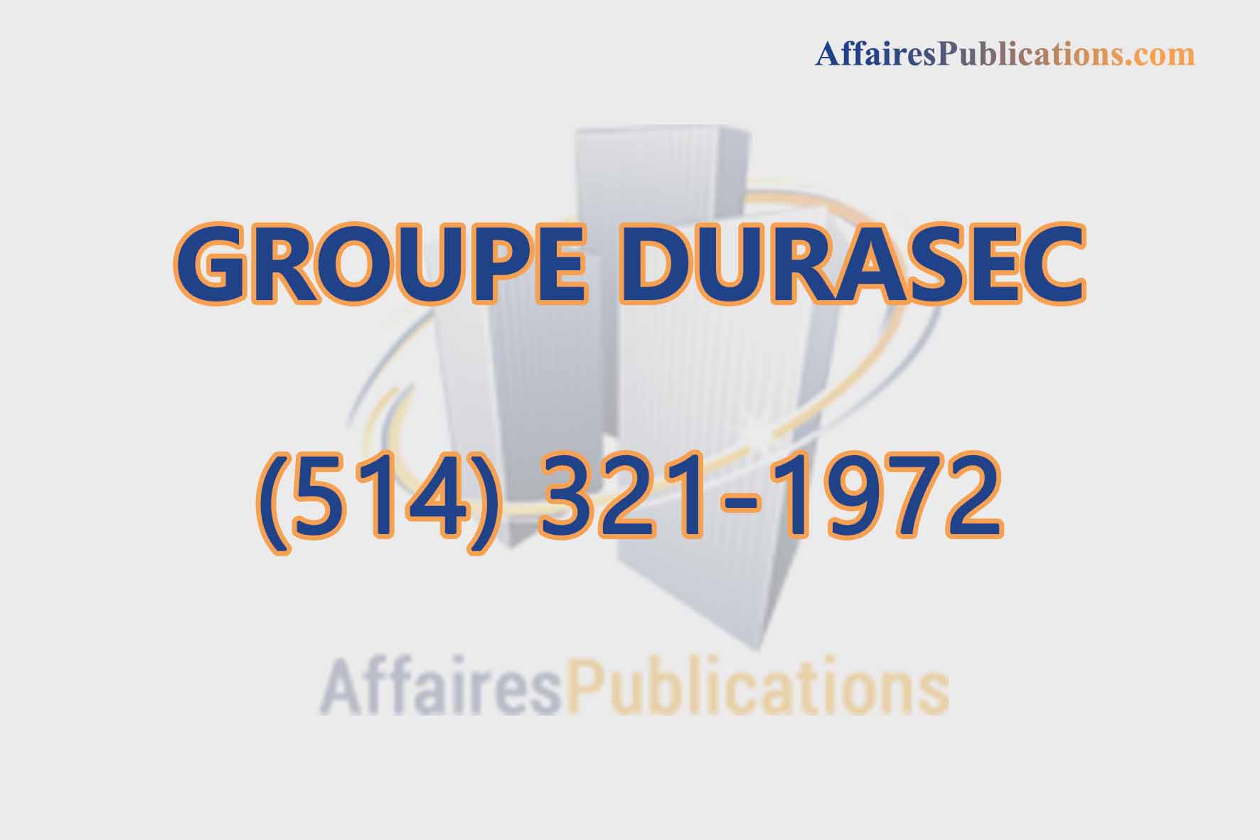 GROUPE DURASEC