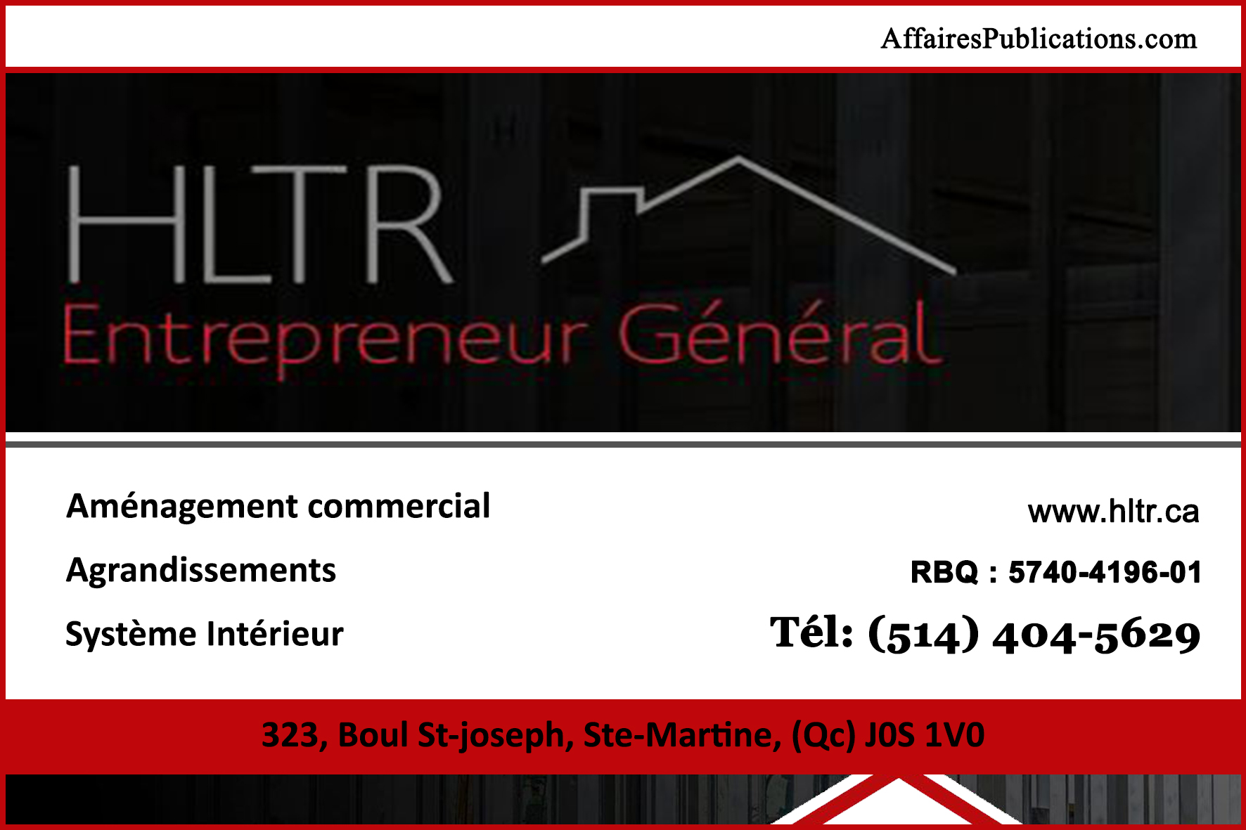 HLTR ENTREPRENEUR GÉNÉRAL