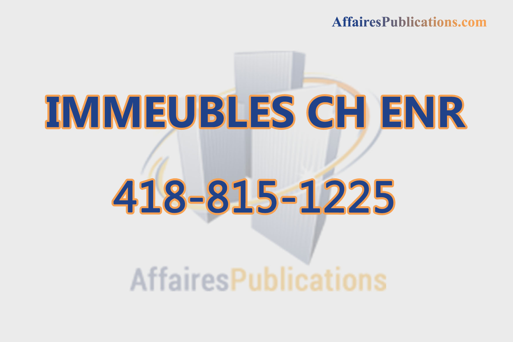 IMMEUBLES CH ENR