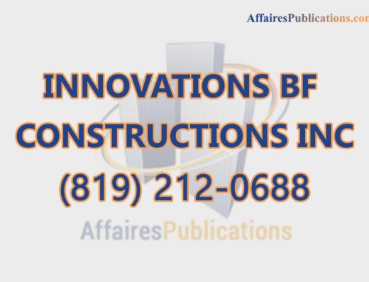 INNOVATIONS BF CONSTRUCTIONS