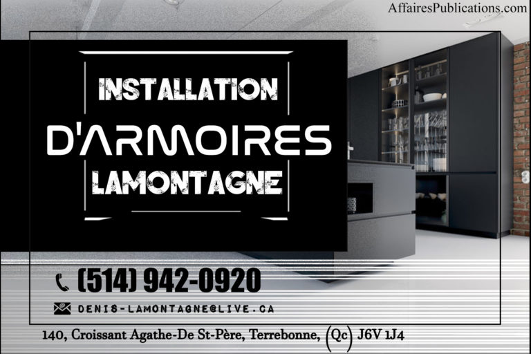 INSTALLATION D&rsquo;ARMOIRES LAMONTAGNE