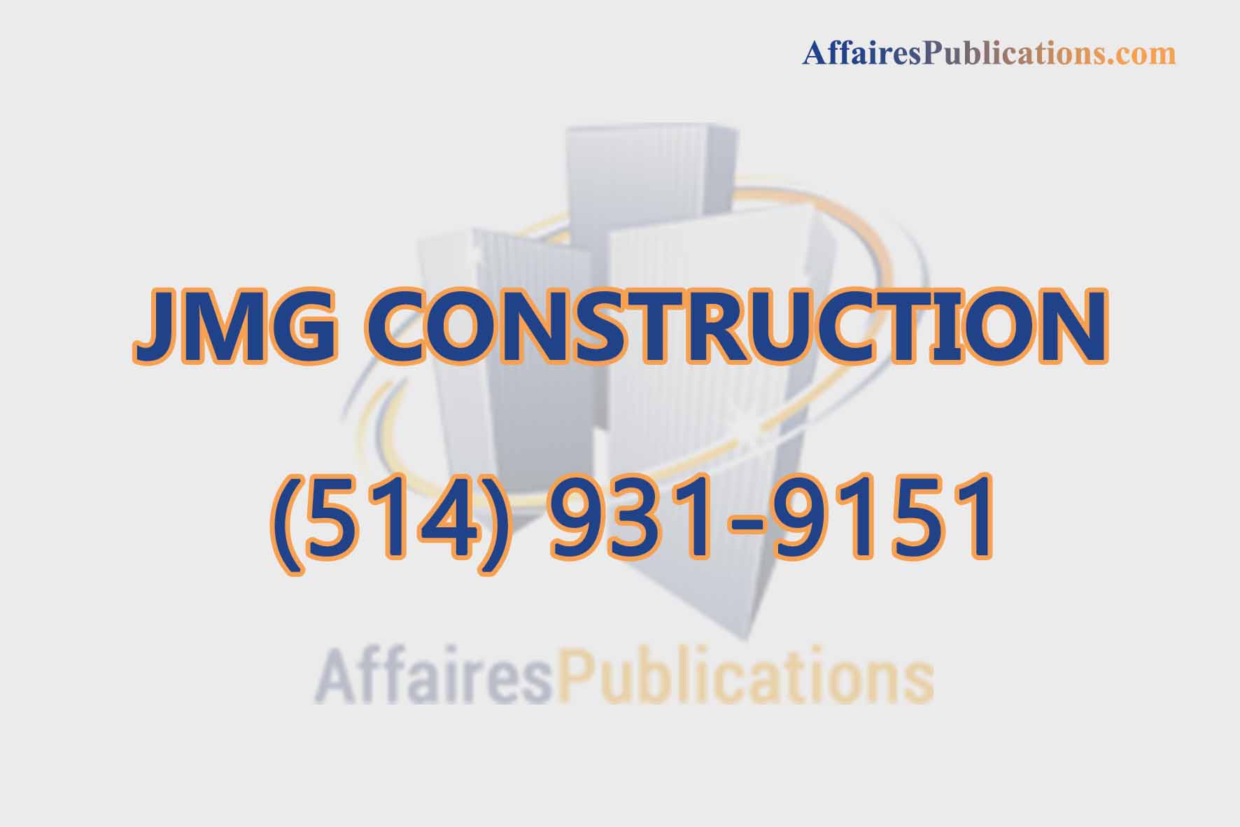 JMG CONSTRUCTION
