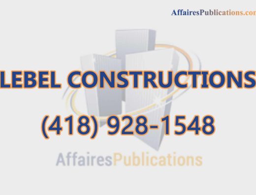 LEBEL CONSTRUCTIONS