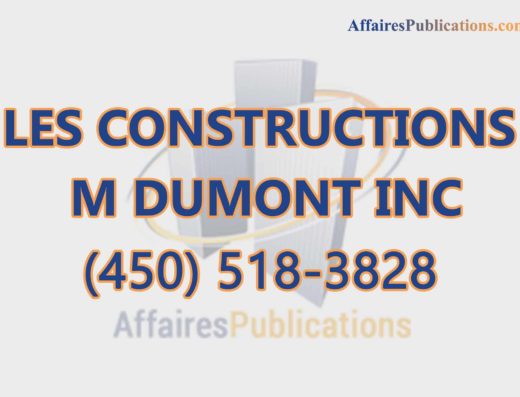 LES CONSTRUCTIONS M DUMONT