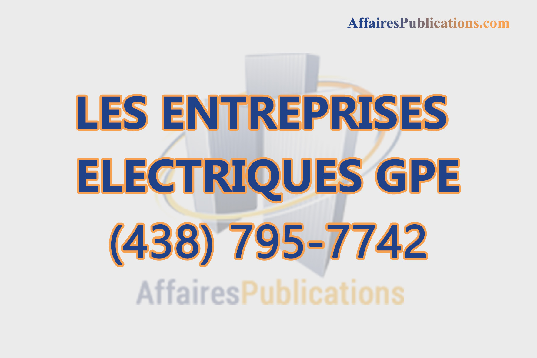 LES ENTREPRISES ELECTRIQUES GPE