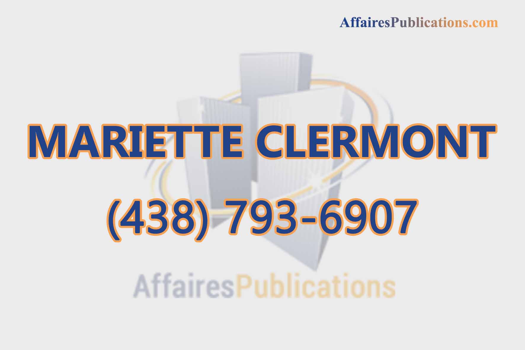 MARIETTE CLERMONT