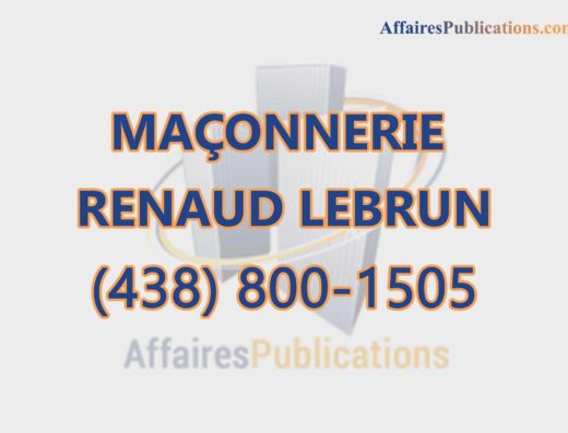 MAÇONNERIE RENAUD LEBRUN