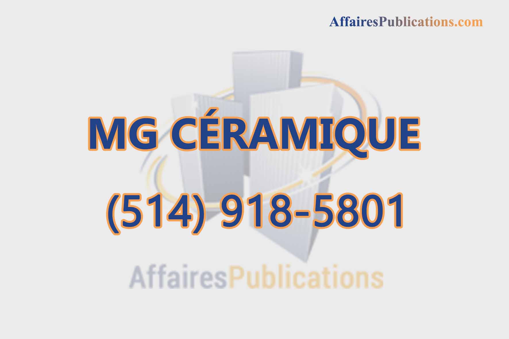 MG CÉRAMIQUE