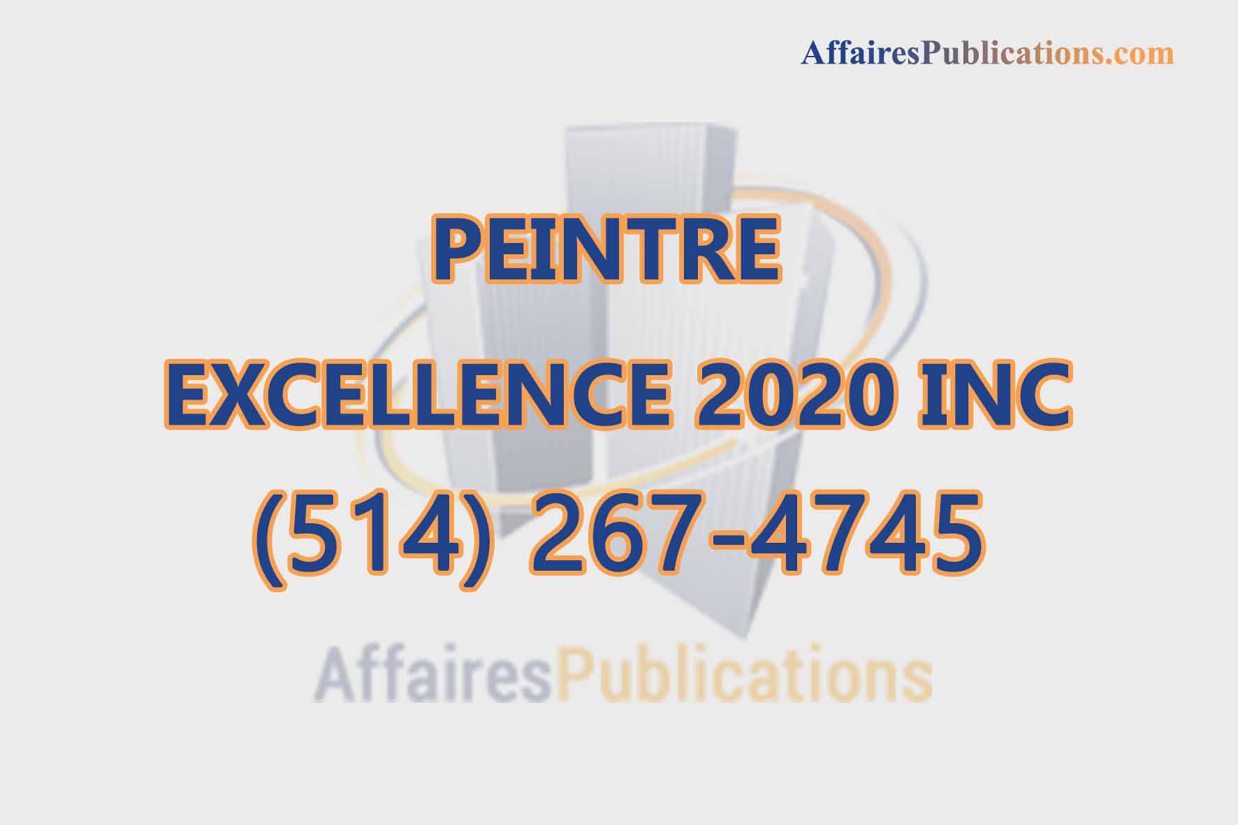 PEINTRE EXCELLENCE 2020 INC