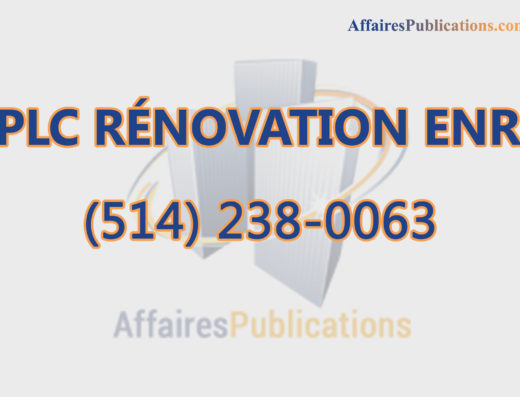 PLC RÉNOVATION ENR