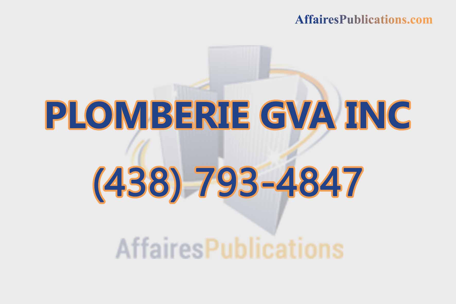 PLOMBERIE GVA INC