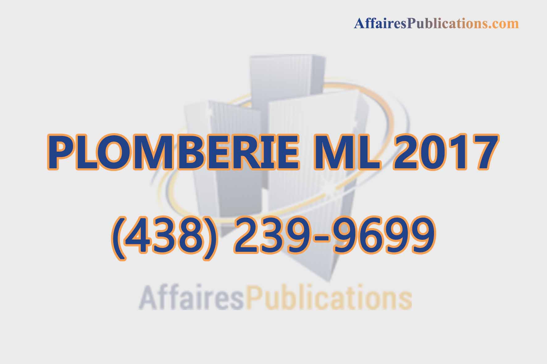PLOMBERIE ML 2017