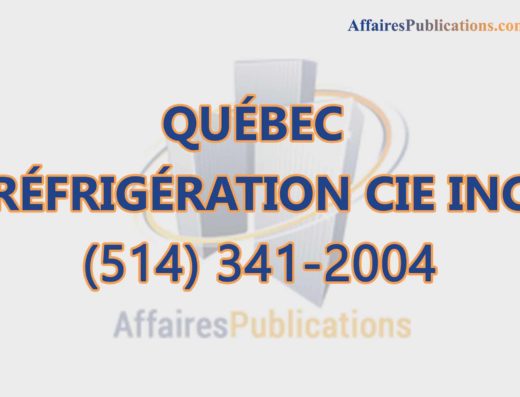 QUÉBEC RÉFRIGÉRATION CIE INC