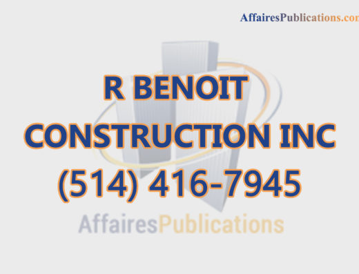R BENOIT CONSTRUCTION INC