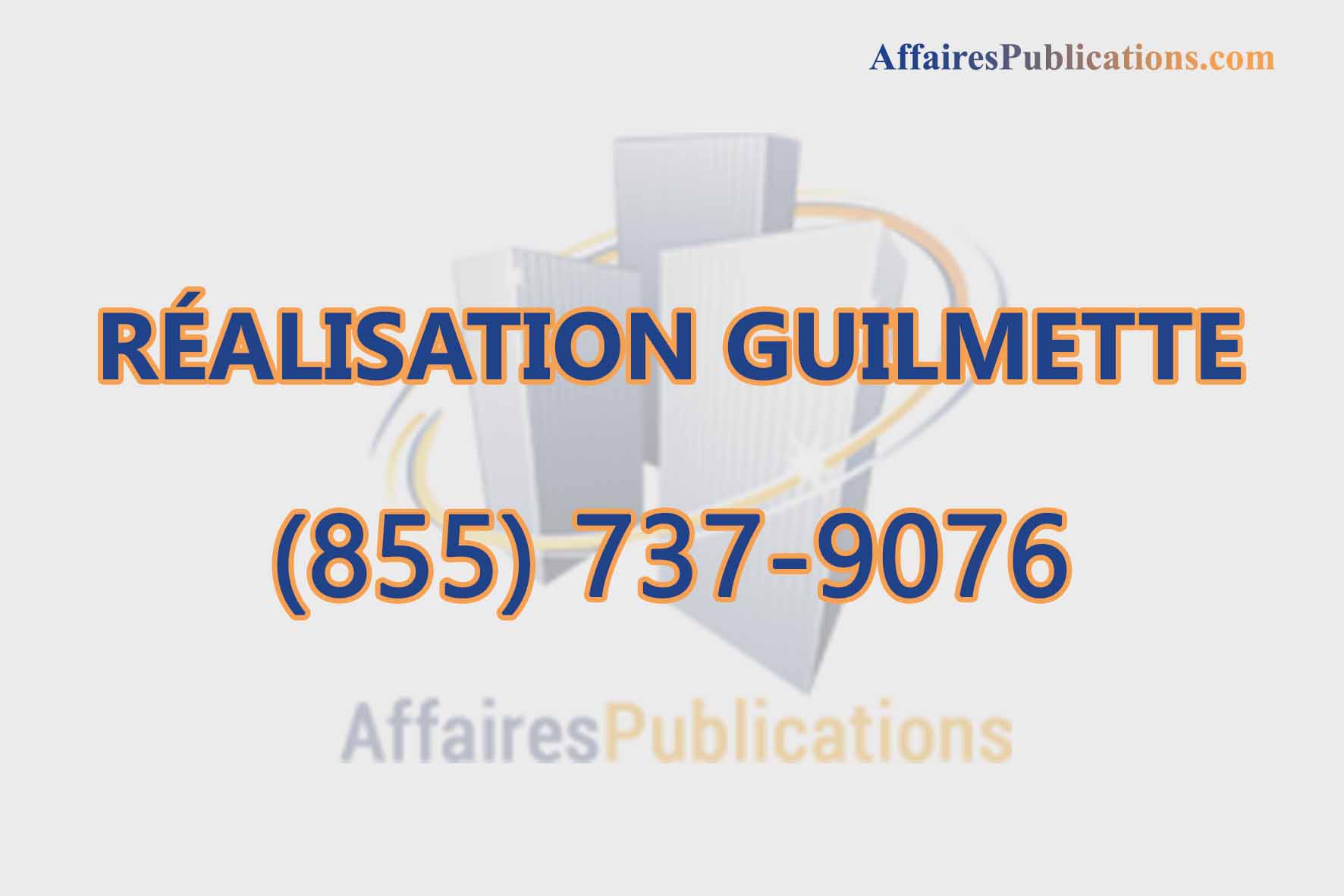 RÉALISATION GUILMETTE