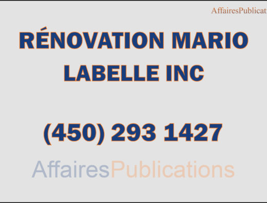 RÉNOVATIONS MARIO LABELLE INC