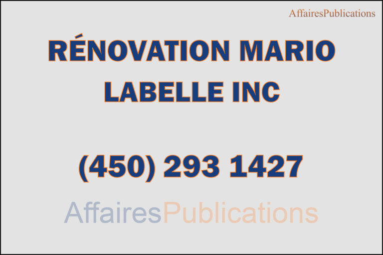 RÉNOVATIONS MARIO LABELLE INC