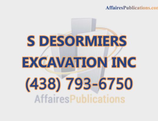 S DESORMIERS EXCAVATION INC
