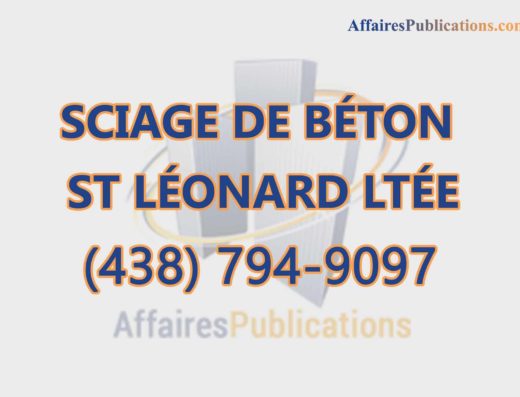 SCIAGE DE BÉTON ST LÉONARD LTÉE