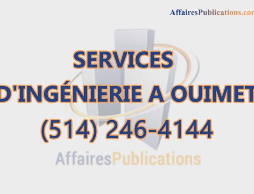 SERVICES D&rsquo;INGÉNIERIE A OUIMET