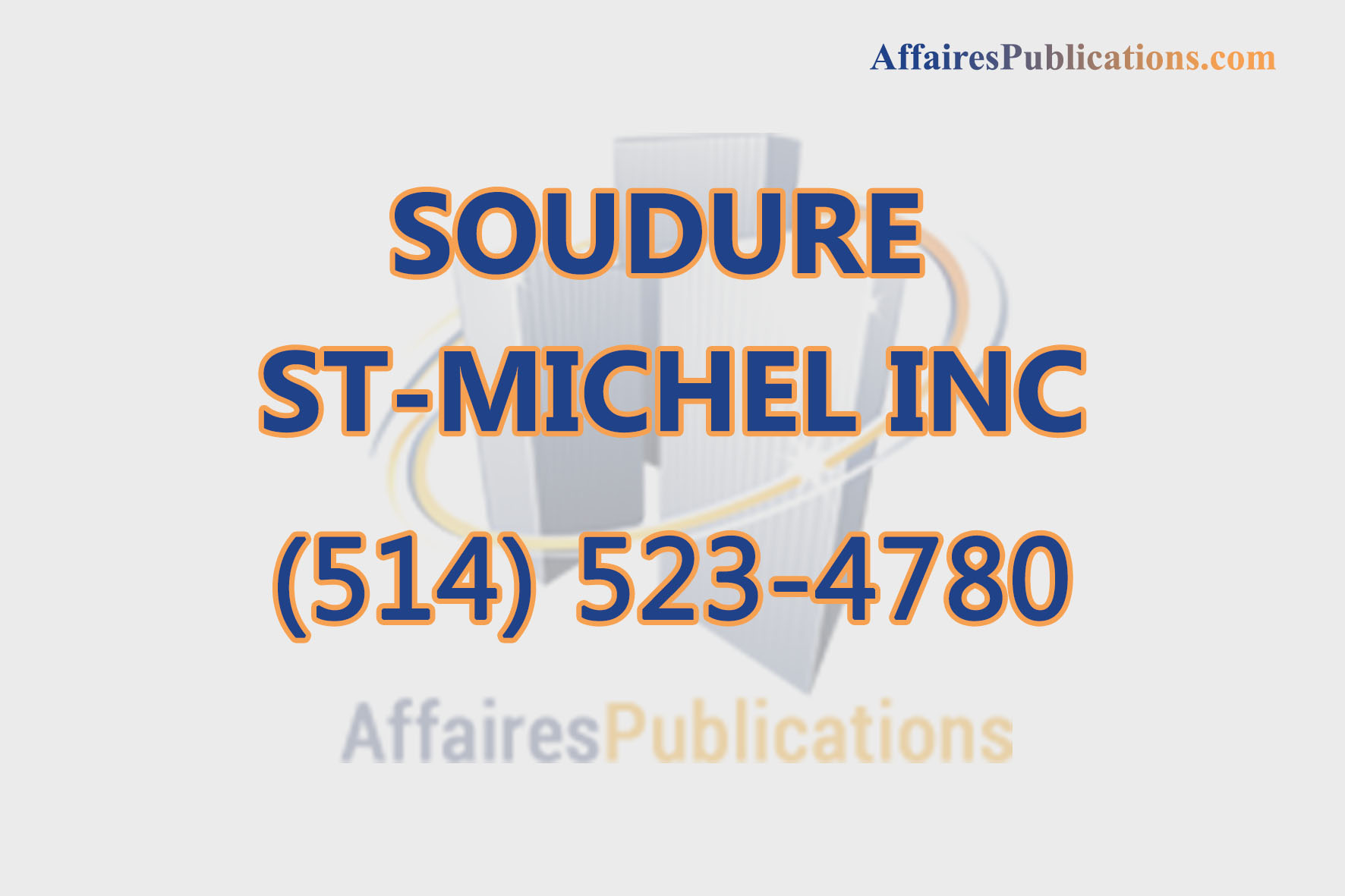SOUDURE ST-MICHEL INC