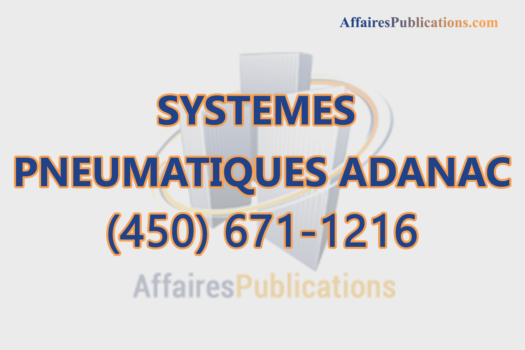 SYSTEMES PNEUMATIQUES ADANAC
