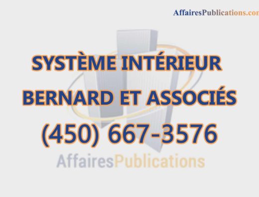 SYSTÈME INTÉRIEUR BERNARD ET ASSOCIÉS