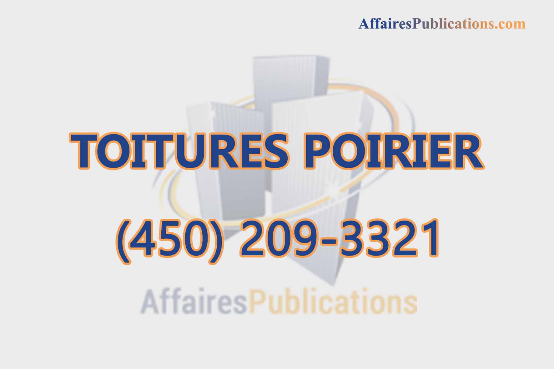 TOITURES POIRIER