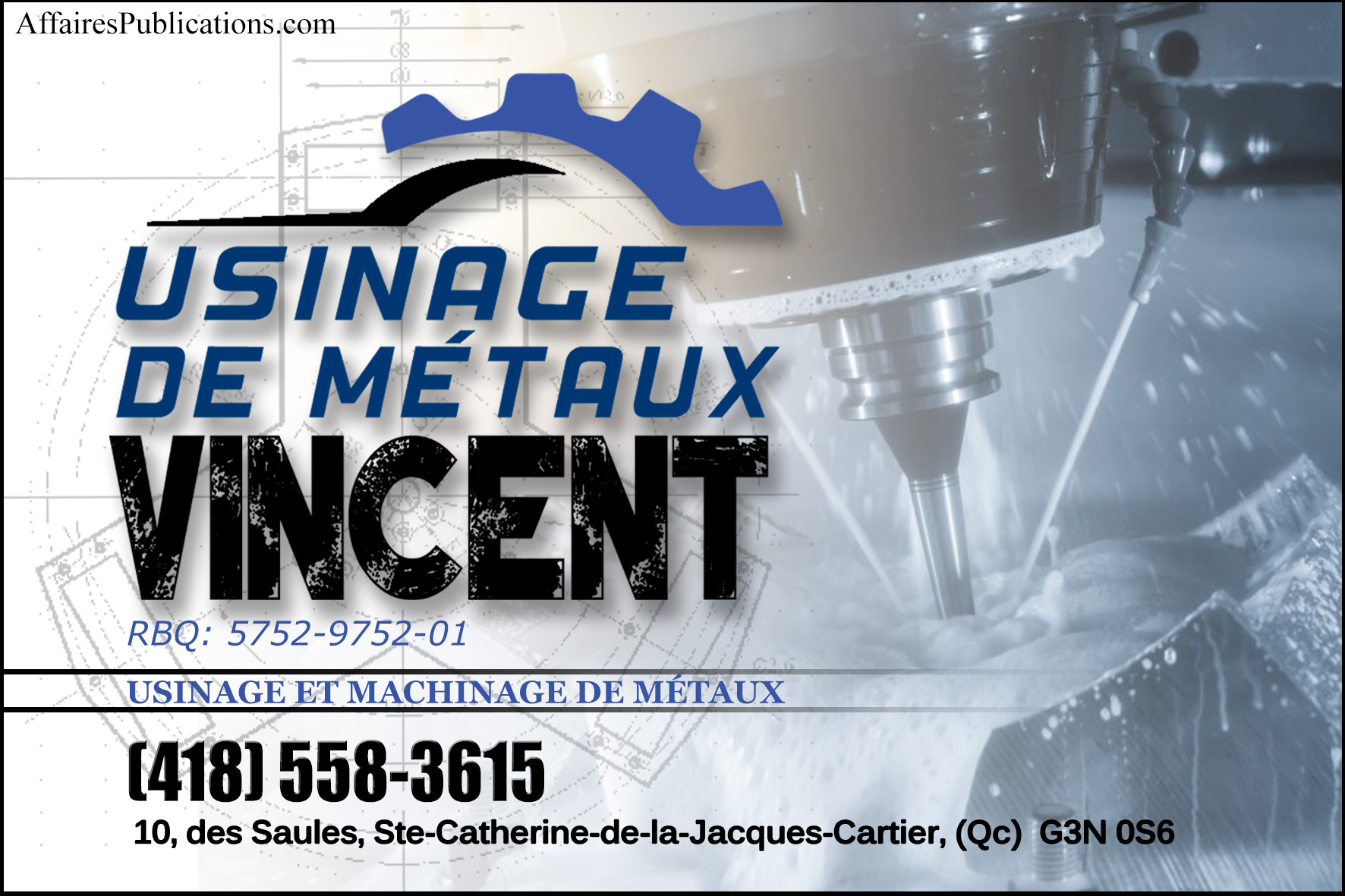 USINAGE DE MÉTAUX VINCENT