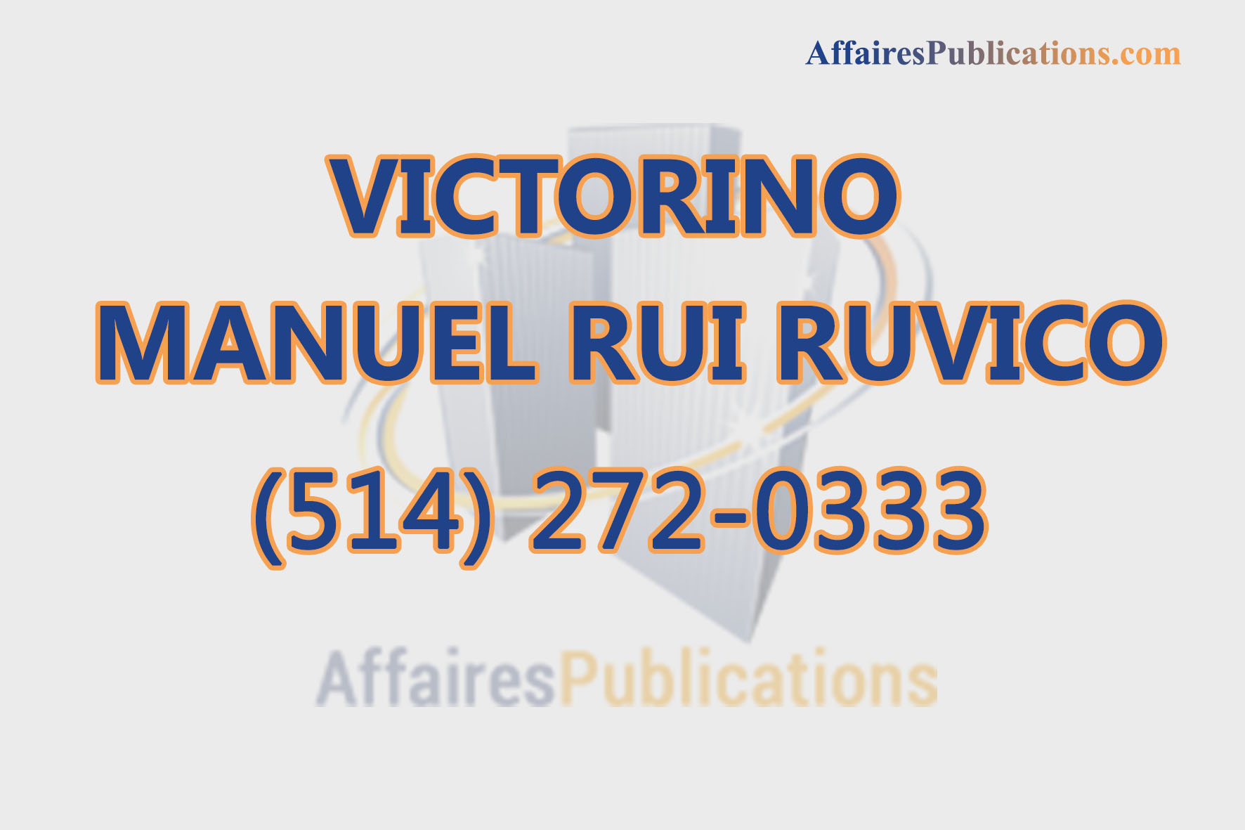VICTORINO MANUEL RUI RUVICO