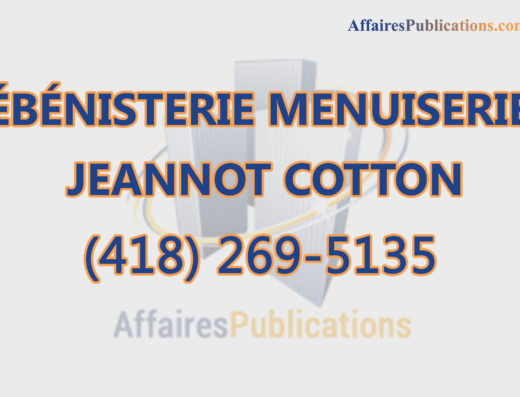 ÉBÉNISTERIE MENUISERIE JEANNOT COTTON