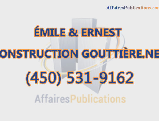 ÉMILE & ERNEST CONSTRUCTION GOUTTIÈRE.NET