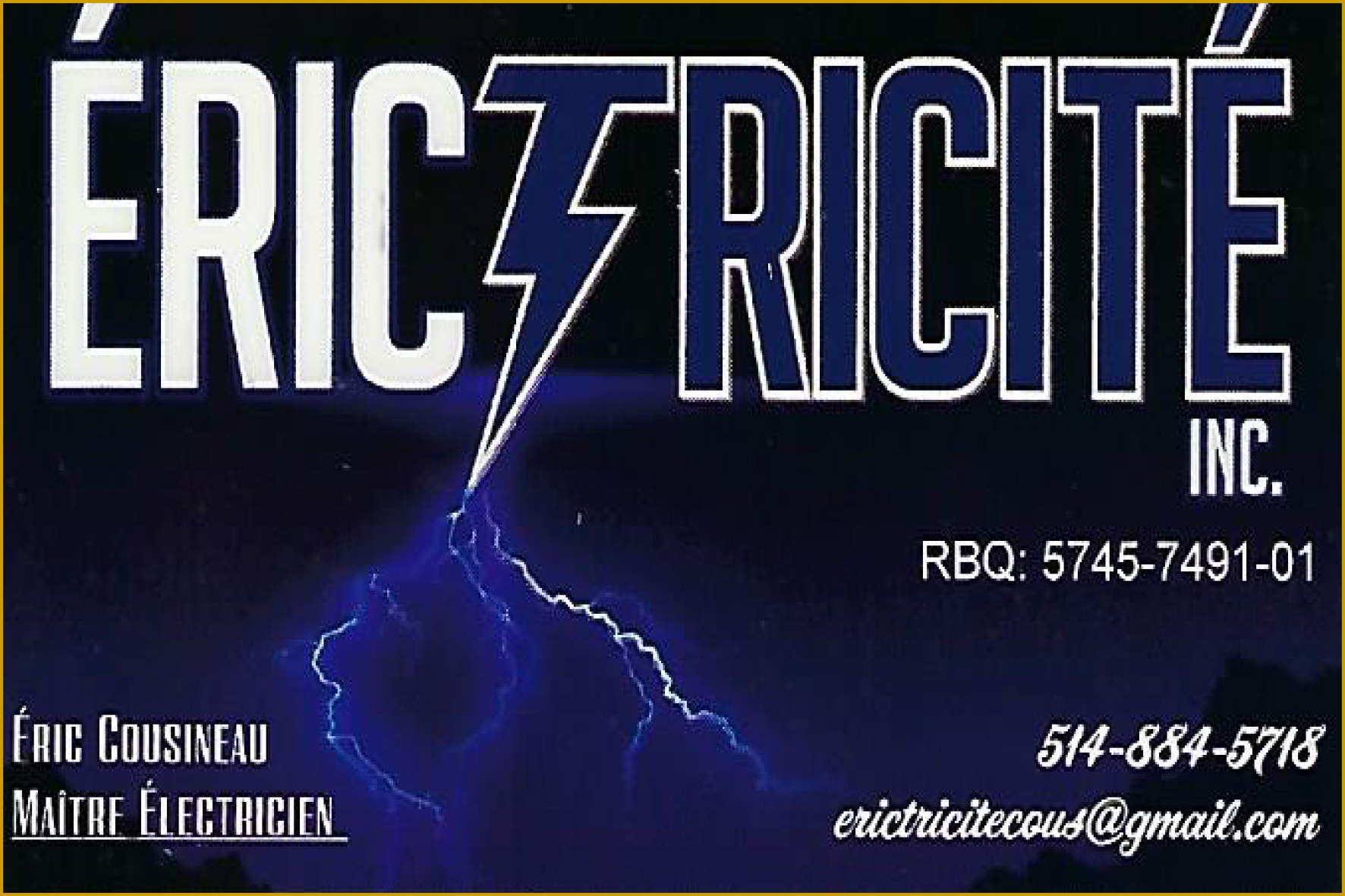 ÉRICTRICITÉ INC